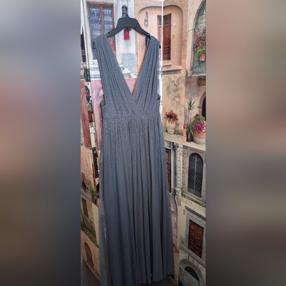 H&M Charcoal Maxi Gown